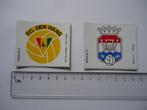 OPGEPLAKTE stickers FC DEN HAAG Willem 2 ado retro voetbal, Verzenden