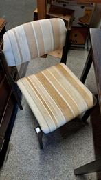 Retro stoelen set met gestreept design, Ophalen, Gebruikt, Twee, Overige kleuren