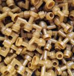 Lego minifigure utensil candlestick, Pearl gold ( per 25), Verzenden, Nieuw, Losse stenen, Lego