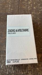 Zadig & voltaire this is her undressed 100ml eau de parfum, Ophalen of Verzenden, Nieuw