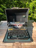 Rheinmetall Borsig 1940 Draagbare Typemachine met Hardcase, Diversen, Typemachines, Ophalen of Verzenden