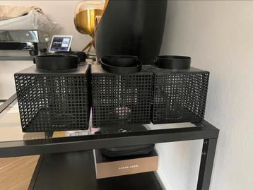 Waxinelichthouders Metaal / glas beschikbaar voor biedingen