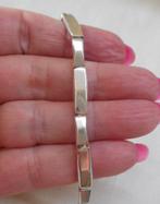 Prachtig zilveren massief modernist collier nr.053, Verzenden, Zo goed als nieuw, Zilver, Zilver