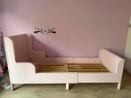 Roze kinderbed met lattenbodem en matras, Ophalen, 70 tot 85 cm, Zo goed als nieuw, Lattenbodem