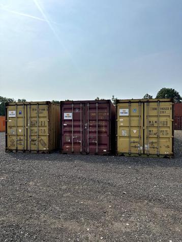  20ft gebruikte zeecontainers €1250 per stuk beschikbaar voor biedingen