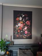Te koop canvas schilderij bloemen z.g.a.n. 100cm x 150cm, Huis en Inrichting, Woonaccessoires | Schilderijen, Tekeningen en Foto's