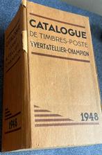 catalogue de timbres-poste 1948 YVERT & TELLIER-CHAMPION, Ophalen of Verzenden, Catalogus