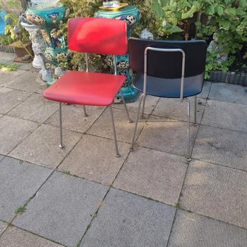 Gispen Rietveld Cordemeijer D-8 stoelen - Vintage Design beschikbaar voor biedingen