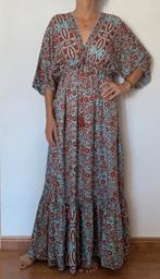 100% zijde Bohemian jurk maat S/M - izgs, Overige kleuren, Verzenden, Zo goed als nieuw, Maat 36 (S)