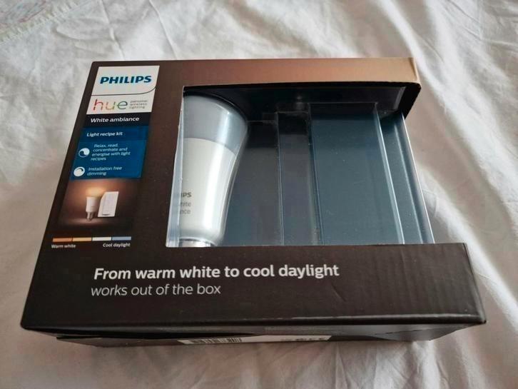 Philips Hue White Ambiance E27 806 lm lamp - Nieuw, Huis en Inrichting, Lampen | Losse lampen, Nieuw, Led-lamp, Minder dan 30 watt