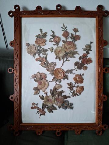 Schitterende 3d bloemen kunstwerk patricia nimocks 18e eeuw beschikbaar voor biedingen