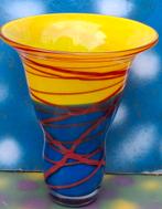 LEERDAM/ROSTISLAV MATERKA. Vaas.  2006. Gesigneerd.  26 cm., Ophalen, Overige kleuren, Minder dan 50 cm, Glas