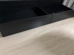 Malm ikea bedlade 2 stuks, Ophalen, 100 cm, Eenpersoons, Zwart