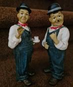 Laurel en Hardy, H 20 cm. Puntgaaf!, Verzamelen, Beelden en Beeldjes, Ophalen of Verzenden, Zo goed als nieuw, Mens