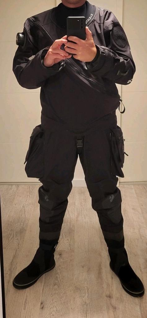 Scubapro Evertech Dry Breathable S heren droogpak Trimilate, Watersport en Boten, Duiken, Zo goed als nieuw, Duikpak, Ophalen