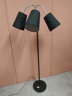 vloerlamp, Vloerlamp, deens, vintage, zwart, Gebruikt, Ophalen of Verzenden, Metaal