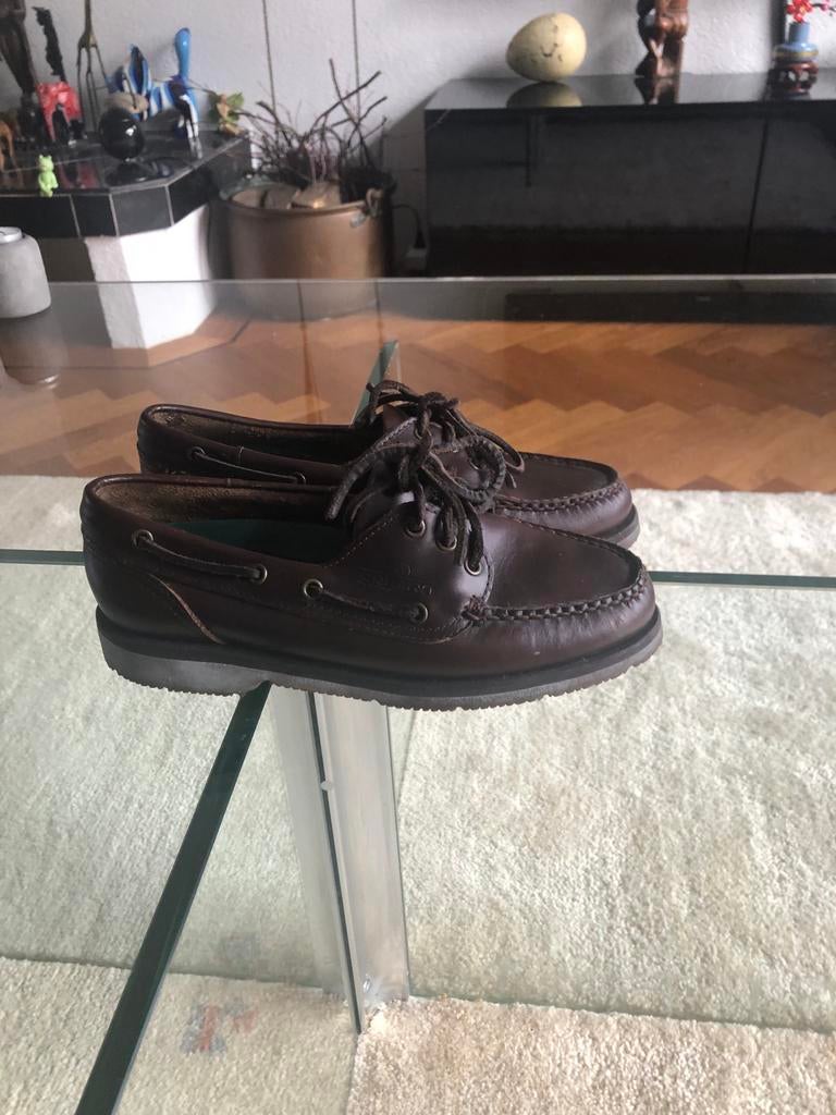 Sebago Docksides Bootschoenen - Maat 6, Ophalen of Verzenden, Zo goed als nieuw, Bruin, Espadrilles of Moccasins