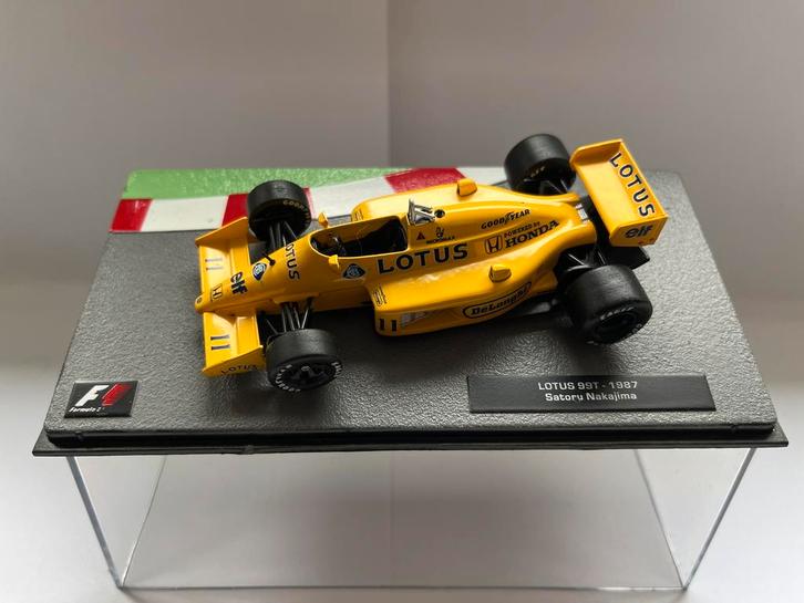 Lotus 99T – Satoru Nakajima – 1987 | schaal 1:43, Hobby en Vrije tijd, Modelauto's | 1:43, Zo goed als nieuw, Auto, Overige merken
