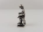 Zilveren miniatuur pottenbakker                         Z158, Ophalen of Verzenden, Zilver