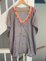 GRIJS DESIGN ZOMER KAFTAN, MAAT; L/XL, Grijs, Maat 42/44 (L), Ophalen of Verzenden, Zo goed als nieuw