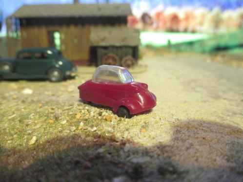 Messerschmitt KR200 Kabinenroller - IMU bruinrood, Hobby en Vrije tijd, Modelauto's | 1:87, Zo goed als nieuw, Bus of Vrachtwagen
