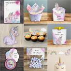 Feestpakket unicorn feestje - 9 printables, Verzenden, Nieuw