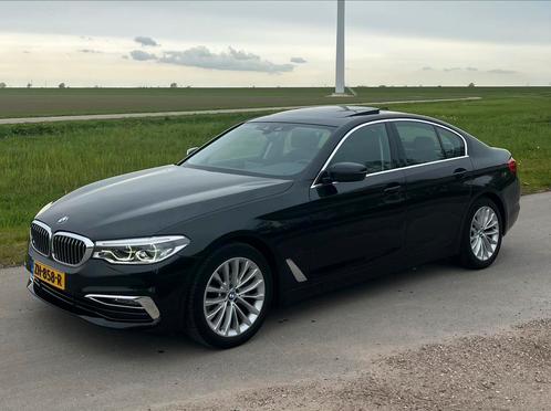 BMW 5-Serie 520i High Executive Luxury Line (Zwart), Auto's, BMW, Particulier, 5-Serie, Benzine, Sedan, Automaat, Origineel Nederlands