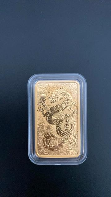 1 ounce goud Dragon rectangular 2024 in originele capsule beschikbaar voor biedingen