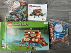 Lego minecraft 21256 het kikkerhuis, Ophalen of Verzenden, Zo goed als nieuw, Complete set, Lego