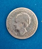 Halve gulden Wilhelmina Nederland 1922, Postzegels en Munten, ½ gulden, Zilver, Ophalen of Verzenden, Koningin Wilhelmina