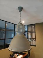 Industriële hanglamp 2 stuks grijs, Huis en Inrichting, Lampen | Hanglampen, Ophalen, Gebruikt, 50 tot 75 cm, Metaal