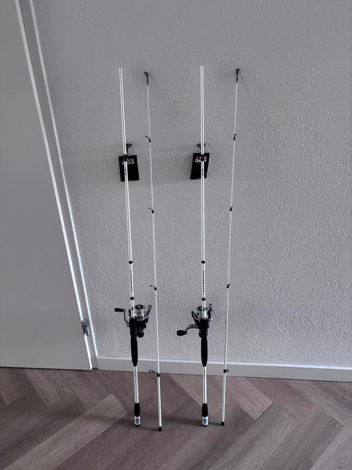 Abu garcia roofvis set2, Watersport en Boten, Hengelsport | Roofvissen, Nieuw, Complete set, Ophalen of Verzenden