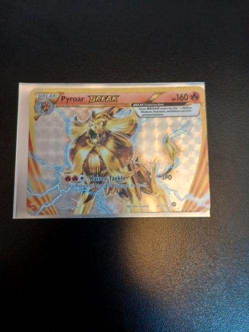 Pyroar break 24/114, Hobby en Vrije tijd, Verzamelkaartspellen | Pokémon, Zo goed als nieuw, Losse kaart, Ophalen of Verzenden