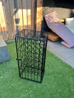 Wijnrek metaal 32 flessen, Huis en Inrichting, Woonaccessoires | Wijnrekken, Ophalen, Zo goed als nieuw, Metaal, 75 cm of meer