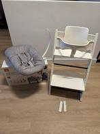 Stokke tripp trapp trip trap kinderstoel met Newborn, Ophalen, Zo goed als nieuw, Meegroeistoel