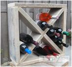 Wijnrek / wandrek van steigerhout voor wijn!, Huis en Inrichting, Woonaccessoires | Wijnrekken, 5 tot 15 flessen, Hoeves, Info@hout-art.nl