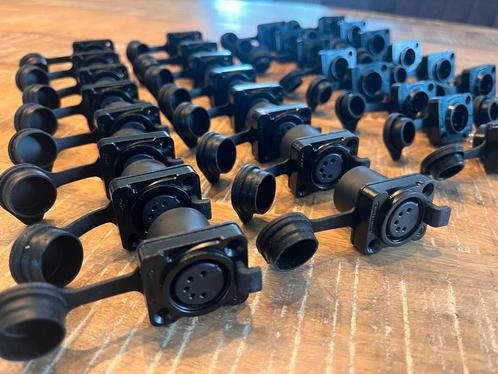 Seetronic XLR dmx 5 pin chassisdelen IP65, Muziek en Instrumenten, Kabels en Stekkers, Zo goed als nieuw, Ophalen of Verzenden