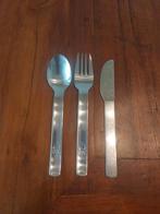 Stelton kinderbestek 3 delig, Ophalen of Verzenden, Gebruikt, Rvs of Chroom, Bestekset