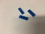 Lego plaat 1x3 blauw, Ophalen of Verzenden, Gebruikt, Losse stenen, Lego