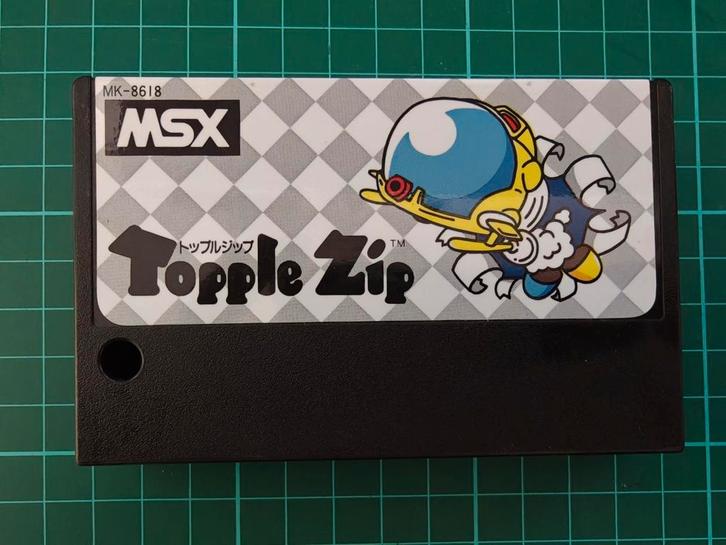 MSX Topple Zip - Bothtec, Spelcomputers en Games, Games | Overige, Zo goed als nieuw, Racen en Vliegen, 1 speler, Ophalen of Verzenden