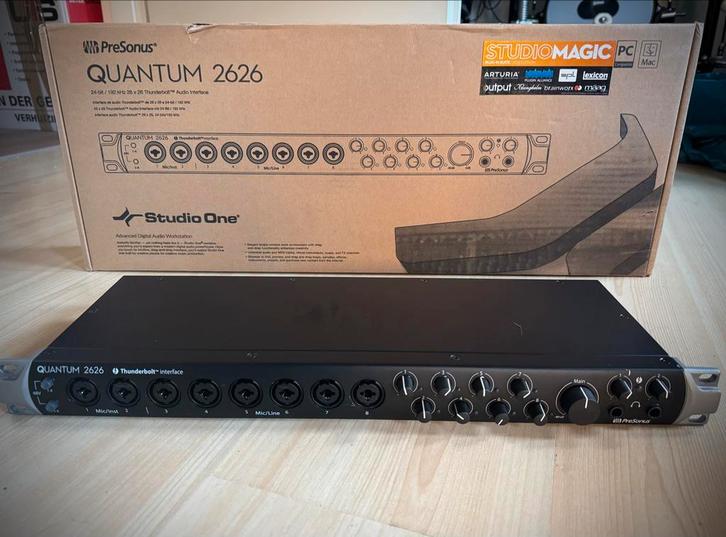 PreSonus Quantum 2626 Audio Interface, Computers en Software, Geluidskaarten, Zo goed als nieuw, Ophalen of Verzenden