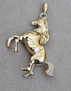 Prachtige paard 14k gouden hanger, Sieraden, Tassen en Uiterlijk, Kettinghangers, Overige voorstellingen, Nieuw, Ophalen of Verzenden