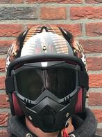 Airbrush VIETNAM theme pothelm +  facemask, NIEUW in de doos, Fietsen en Brommers, Brommerhelmen, Rietstraat 2E, Nieuw, Ophalen of Verzenden