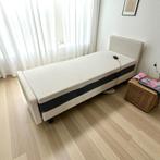 Electrisch verstelbaar eenpersoons Emma bed & matras # 9862, Huis en Inrichting, Ophalen, Eenpersoons, Wit, B