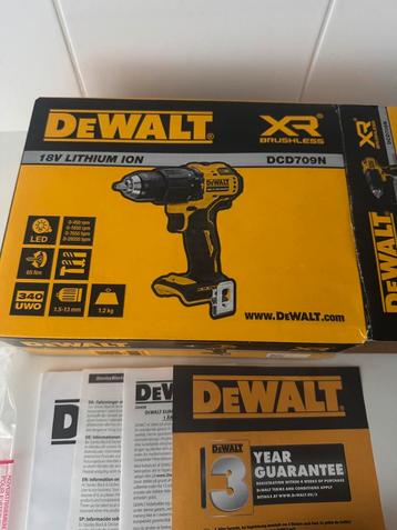 Dewalt DCD 709 Accu klopboor / boormachine zeer sterk NIEUW beschikbaar voor biedingen