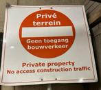 Gebruikt kunststof bord privé terrein 80x80 cm, Ophalen, Gebruikt