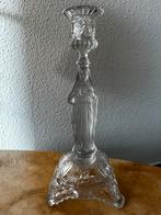 Antieke Maria Glazen Kandelaar Val Saint Lambert, Ophalen of Verzenden, Glas