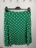 Maat M of 38 King Louie geplisseerde rok groen met stippen, Maat 38/40 (M), Ophalen of Verzenden, King Louie, Gedragen