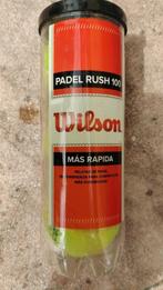 Wilson Padel Rush 100 set, Ophalen of Verzenden, Nieuw, Ballen, Wilson