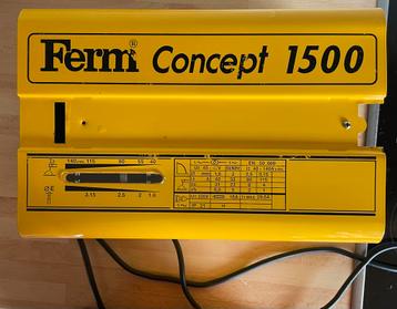 Nieuwe FERM Lasapparaat: concept 1500 beschikbaar voor biedingen